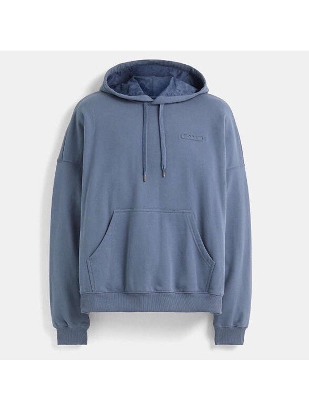 NWT Coach Signature Hoodie Blue Embossed Logo‎ Pullover Hoodie Men’s Xs Monogram